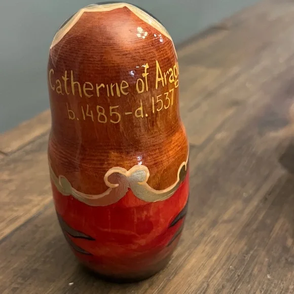 Matryoshka Vintage Russian H Clever HenryThe Eighth Wives Limited Rare-Signed
